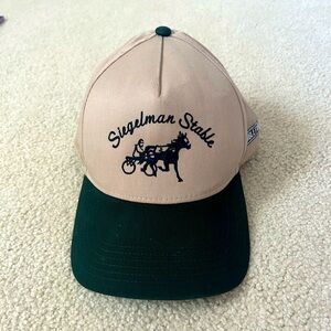 Siegelman Stable Hat in Tan and Green